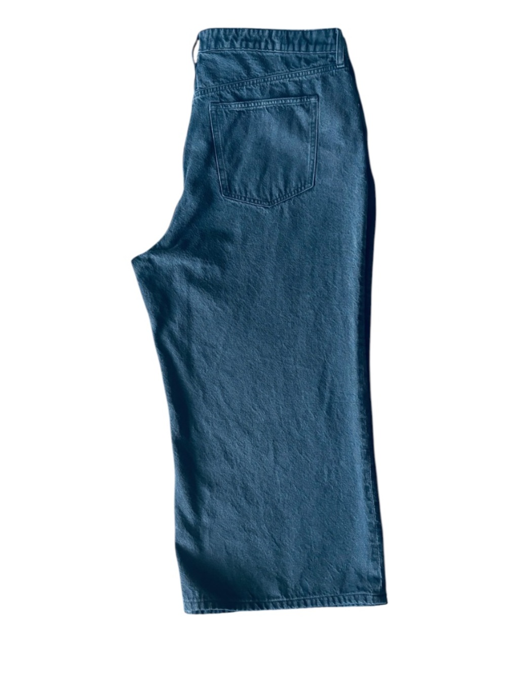High-Rise Wide-Leg Crop Jeans in Black - Picture 6 of 9